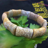 Chrysanthemum Stone Bead Bracelet Natural Stone DIY Jewelry Bracelet for Woman