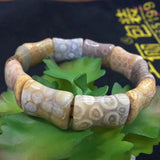 Chrysanthemum Stone Bead Bracelet Natural Stone DIY Jewelry Bracelet for Woman