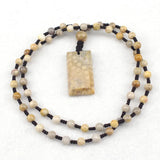 Chrysanthemum Stone Pendant for DIY Necklaces