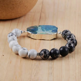 Chrysocolla Women Bracelets Bohemian Mixed Stones Bangle