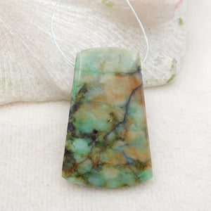 Chrysocolla Pendant, 43x28mm, Jewelry
