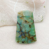 Chrysocolla Pendant, 43x28mm, Jewelry