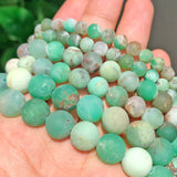 Matte Australian Jade Round Beads for Jewelry Making DIY