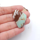 Natural Chrysoprase Cabochons Bead Charms Women Jewelry Gift Gem