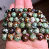 Chrysoprase Green Opal Round Beads for Jewelry Making