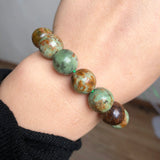 Chrysoprase Green Opal Round Beads for Jewelry Making