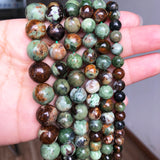 Chrysoprase Green Opal Round Beads for Jewelry Making