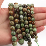 Chrysoprase Green Jades Stone Beads for Jewelry Making