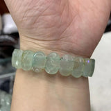 Chrysoprase Stone Beads Bracelet Natural Stone Bangle DIY Jewelry for Woman