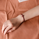 Cinnabar Crystal Red Woven Bracelets for Women Men
