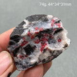 Natural Cinnabar stone Red Healing Reiki Crystal