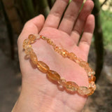 Natural Citrine Bracelet Irregular Stone Jewelry GEM Beads
