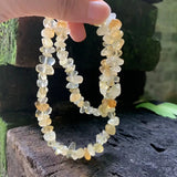 Natural Citrine Choker Necklace Gemstone Women High Jewelry
