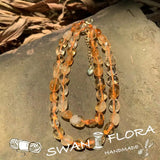 Natural Citrine Choker Necklace for Women