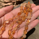 Natural Citrine Choker Necklace for Women