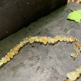 Natural Citrine Choker Necklace Gemstone Women High Jewelry