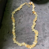 Natural Citrine Choker Necklace Gemstone Women High Jewelry