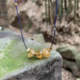 Citrine Choker Necklace Women High Jewelry