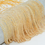 Natural Citrine Faceted Round Beads 2.7mm Selected