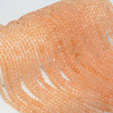 Natural Citrine Faceted Round Beads 4mm, No Treatment