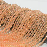 Natural Citrine Faceted Round Beads 4mm, No Treatment