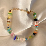 Natural Citrine Gravel Bracelet for Women