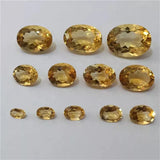 Natural Citrine Oval Cut Loose Gemstone for Jewelry