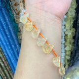 Natural Citrine Quartz Beads 15?? DIY Loose Beads For Jewelry Making