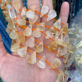 Natural Citrine Quartz Beads 15?? DIY Loose Beads For Jewelry Making