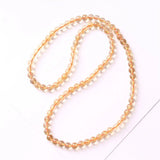 Citrine Quartz Crystal Bracelet Healing Beads Stretch Jewelry 5mm 6mm