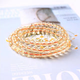 Citrine Quartz Crystal Bracelet Healing Beads Stretch Jewelry 5mm 6mm