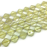 Natural Citrine Calcite Prehnite Beads DIY Loose Beads 15''