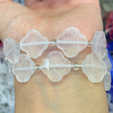 Natural Citrine Calcite Prehnite Beads 15'' DIY Loose Beads