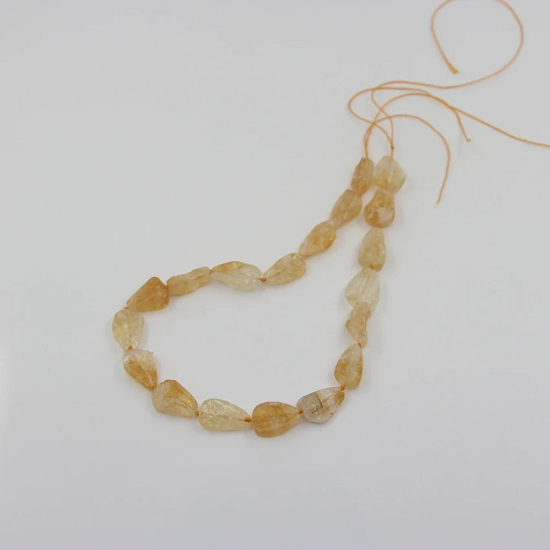 Natural Citrine Quartz Nugget Loose Beads for Jewelry Making