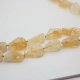 Natural Citrine Quartz Nugget Loose Beads for Jewelry Making