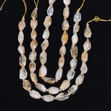 Natural Citrines Quartz Nugget Loose Beads Craft Choker