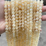 Natural Citrines Stone Yellow Crystal Healing Bead for Jewelry Making