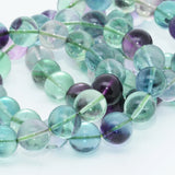 Natural Clean Fluorite Round Beads Bracelet 12mm