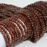 Natural Spessartine Garnet Cube Beads 5.8mm-6mm