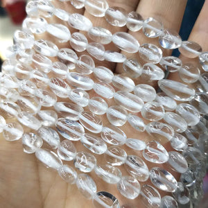 Natural Clear Quartz Stone Beads 6-8mm