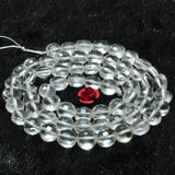 Clear Rock Crystal Faceted Coin Loose Beads Gemstone Bracelet Necklace DIY