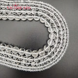 Natural Rock Crystal Quartz Stone Beads 4-12mm for DIY Jewelry