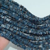 Cobalt Spinel Biotite Slice Beads 6-7mm
