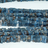 Cobalt Spinel Biotite Slice Beads 6-7mm