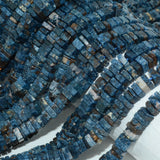 Cobalt Spinel Biotite Slice Beads 6-7mm