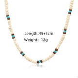 Coconut Shell Spacer Beads Surfer Necklace Tribal Jewelry