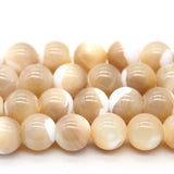 Coffee Shell Mother of Pearl Beads Freshwater Loose Beads Jewelry Making