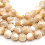 Coffee Shell Mother of Pearl Beads Freshwater Loose Beads Jewelry Making