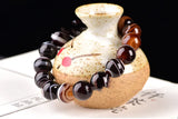 Coffee Agate Round Bracelet, Ethnic Wild Bracelet