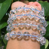 Natural Crystal Beads Rainbow Round Beads for Jewelry Making DIY